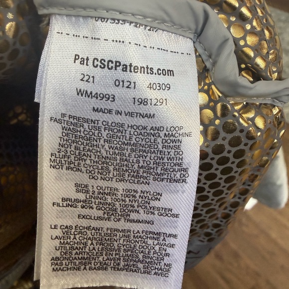 90% Goose Down Columbia Silver Omni Heat Infinity Jacket - Picture 3 of 4